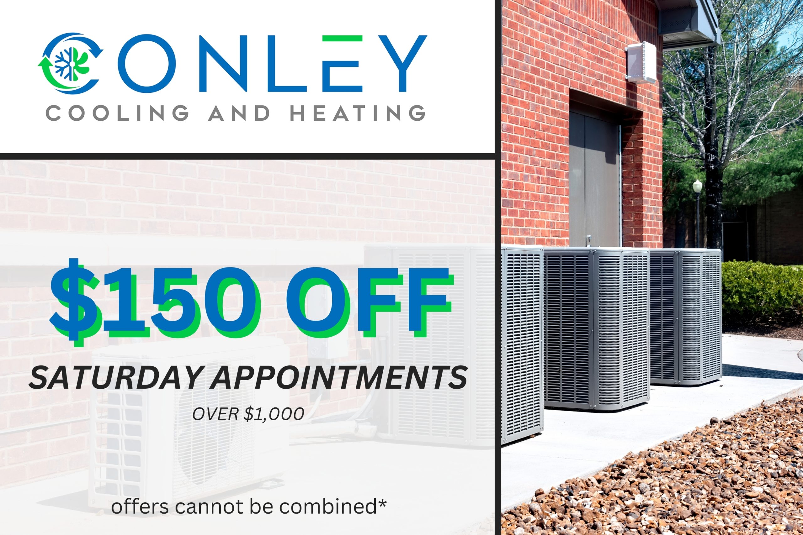 $150 off Saturday appointments
