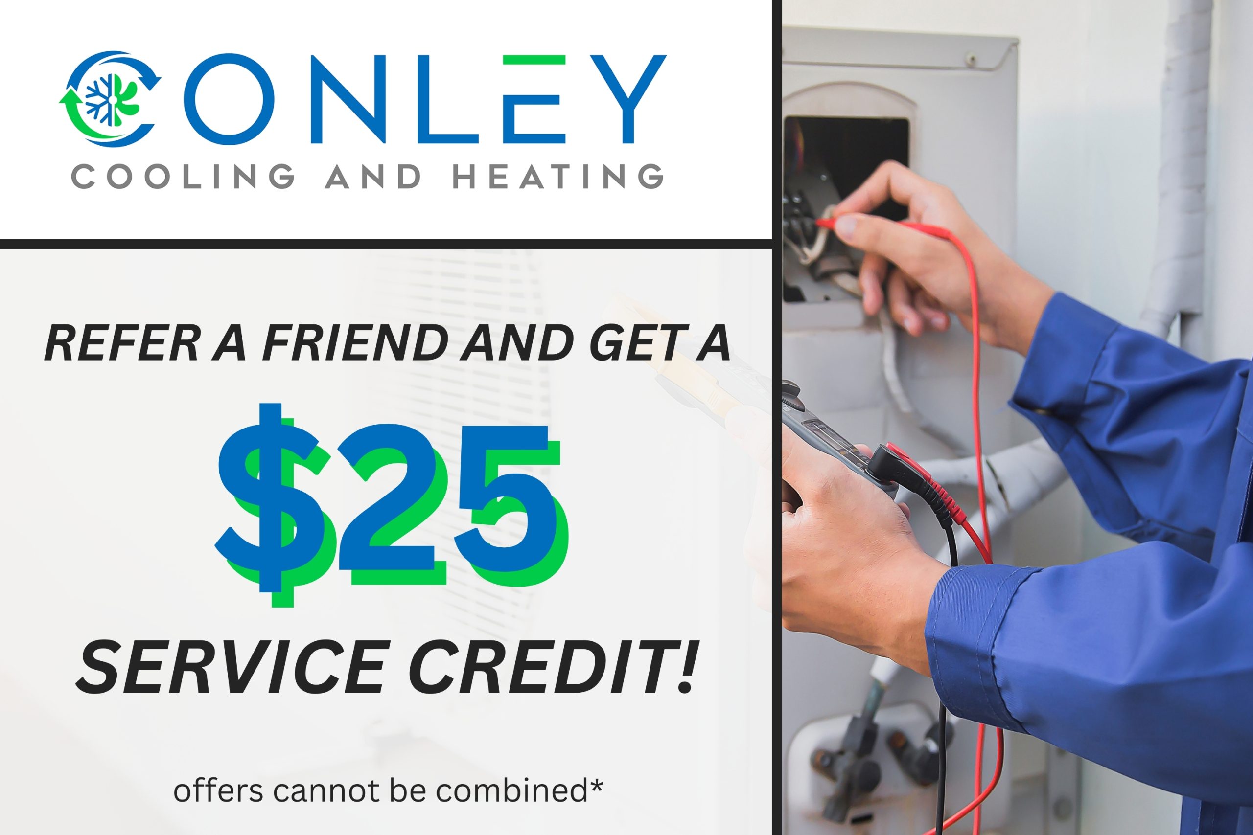Refer a friend and get a $25 credit